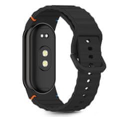 slomart Tech-Protect Silicone Sport pašček za Xiaomi Smart Band 8 / 9 / 10 / NFC - črn