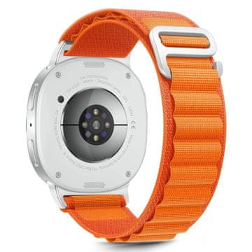 slomart Pašček Tech-Protect Nylon Stripe za Samsung Galaxy Watch 40 / 44 / 46 mm - oranžen