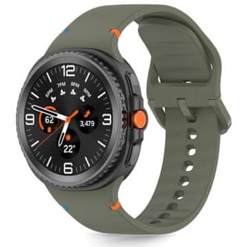 slomart Pašček Tech-Protect Silicone za Samsung Galaxy Watch 40 / 44 / 46 mm - zelen
