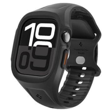 slomart Pašček Spigen Liquid Air Pro za Apple Watch 46 mm - mat črn