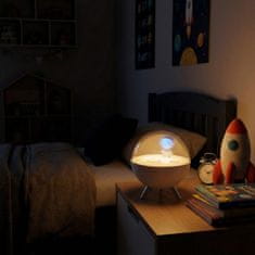 sarcia.eu Mary's LED nočna lučka Modri luna, otroška soba, USB nastavljiva RGB osvetlitev