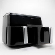 Tornado Cvrtnik na vroč zrak 2 posodi 2600–3100W 4,5L + 4,5L, 12 programov