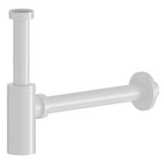 Bruckner Samostoječi Umyvadlový Sifon 5/4", DN32, Bela, Medenina Kromirana
