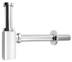 AQUALINE AQUALINE Chromirana Hranata Umyvadlová Sifon 5/4", Odpad 32mm