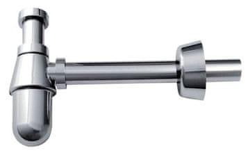 BONOMINI AQUALINE TECMI umivalni sifon, 5/4", 32 mm odtok, ABS/krom, bela/chromirana eleganca