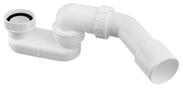 Bruckner Univerzalni Sifon s Kromiranim Kotnim Kolenskim Spojem DN40/50, 700mm, BRUCKNER