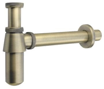 AQUALINE Retro Umivalniški Sifon 5/4", Odtok 32mm, Bronasto