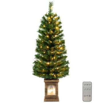 Northix Umetno božično drevo 120 cm z časovnikom in 100 LED lučkami