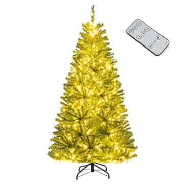 Northix Umetno božično drevo 180 cm z 700 LED lučkami, PVC material, kovinsko stojalo
