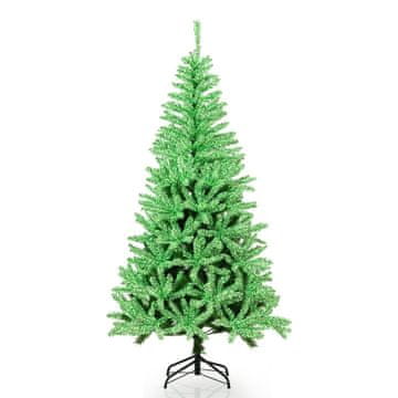 Northix Svetleče umetno božično drevo 180 cm, zložljiva oblika, PVC material