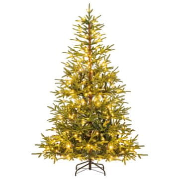 Northix 180 cm umetno božično drevo z 250 LED lučkami, večbarvne, PE in PVC material