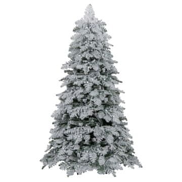 Northix 180 cm umetno božično drevo z LED lučkami, 260 LED diod, sneg, PE in PVC material