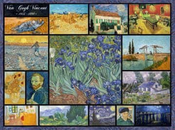 Grafika Puzzle kolaž - Vincent Van Gogh 2000 kosov
