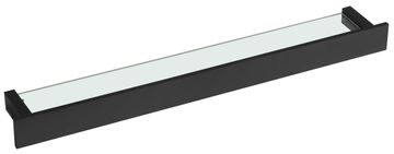 SAPHO Elegantna Črna Polica s Hrazdo - 78 cm za Sodobno Kopalnico