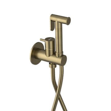 SAPHO ULTRAMIX Vgradna Bidet Armaturna Pipa z Mat Zlato Stop Prho