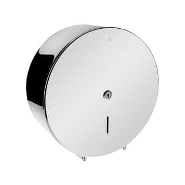 SAPHO Svetleč držalnik za toaletni papir iz nerjavečega jekla Ø 30 cm