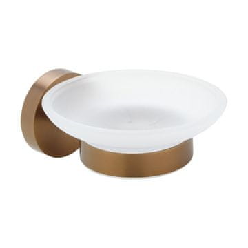 SAPHO Elegantna Milo Držalo, Matirano Mlečno Steklo in Baker, X-ROUND Copper