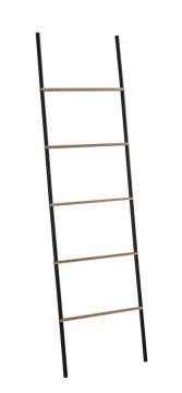 Gedy GEDY BAMBUS Črno/Bambus Prostostoječ Sušilec Brisač 450x1610mm