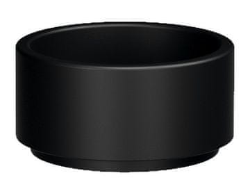 KERASAN Eleganten črn mat keramični umivalnik premera 30 cm za moderne kopalnice