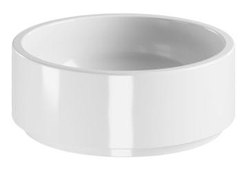 KERASAN OKE Keramično Umivalnik za Pult, Ø40 cm, Bela - Elegantna Izbira za Vašo Kopalnico