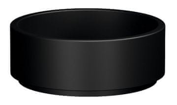 KERASAN OKE Elegantno Keramično Umyvadlo, Ø 40cm, Mat Črna za Pult