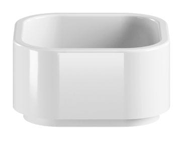 KERASAN HAKO Premium Keramični Umivalnik 30x30cm, Eleganten na Deski, Bela