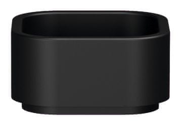 KERASAN HAKO Črno Mat Keramično Umyvadlo na Desko 30x30 cm - Kompakten Eleganten Dodatek Kopalnici