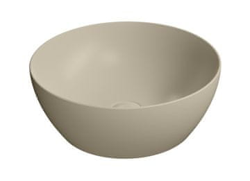 Gsi PURA Color okroglo samostoječe umivalnik, 42cm, siva mat