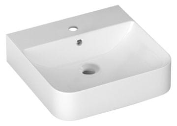 ISVEA ISVEA SOTT AQUA Pravokotno Keramično Umyvadlo 51x50cm, Bela