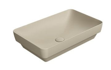 Gsi PURA Elegantno Keramično Umivalnik 60x38cm, Kreta Mat