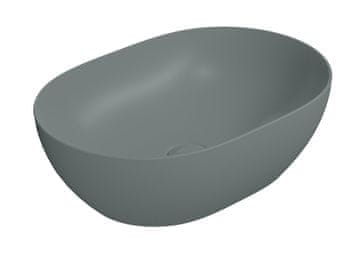 Gsi Eleganten Keramični Umivalnik Pura, 50x35cm, Matirana Agava Zelena