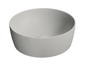 Gsi NUBES Eleganten Keramični Umyvadlo 40 cm, Cenere Mat Finish