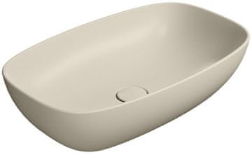 Gsi NUBES Creta Mat Keramično Umivalnik 60x38cm - Elegantna Kopalniška Rešitev