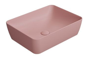 Gsi Keramično Umyvalnik NUBES Color 50x38cm - Blush Mat