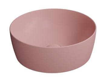 Gsi Keramično Umivalo NUBES Blush Mat 40cm - Eleganca za Sodoben Dom