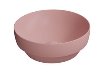 Gsi PURA Blush Mat Keramično Umivalnik na Desko, Ø40 cm