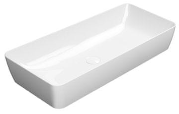 Gsi Keramično Umyvadlo NUBES 80x40cm z Antibakterijsko Glazuro ExtraGlaze