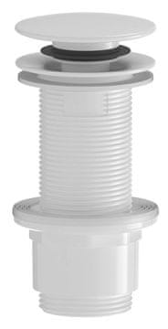 SAPHO Odtok Click-Clack za umivalnik, ABS, bel, 5/4", 10–80mm, brez preliva