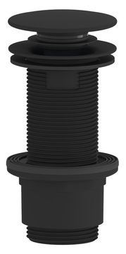 SAPHO Velika odtočna enota Click-Clack, ABS mat črna, 5/4", za umivalnik 10-80mm