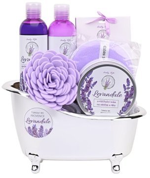 Darilna kad kozmetike z oljem sivke