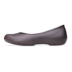 Crocs Balerinke rjava 35 EU Olivia II Lined Flat