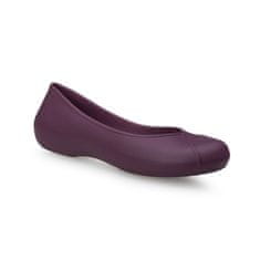 Crocs Balerinke bordo rdeča 36 EU Olivia LL Lined Flat