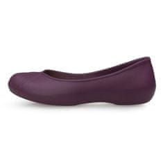 Crocs Balerinke bordo rdeča 36 EU Olivia LL Lined Flat