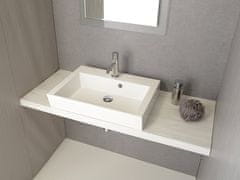 SAPHO SAPHO AVICE lesena polica 130x50cm, 5cm debelejša, starobelanačel imóveis