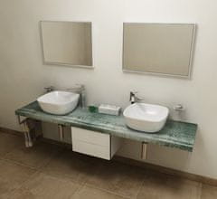 SAPHO AVICE Kopalniška Deska za Umyvadlo 220x50 cm Aquamarine