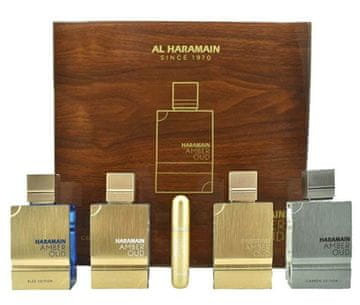 Al Haramain Amber Oud Collection - EDP 4 x 60 ml + steklenička za ponovno polnjenje