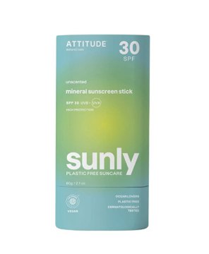 Attitude Mineralna krema za sončenje brez parfuma SPF 30 Sunly (mineralna krema za sončenje) 60 g