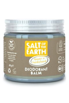 Salt Of The Earth Naravni mineralni dezodorant Amber & Sandalwood (dezodorantni balzam) 60 g
