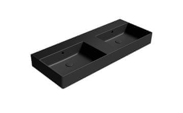 Gsi GSI KUBE X Elegantno Dvojumivalo 120cm Črna Mat Brez Odprtine