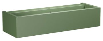 KERASAN KANAAL keramika umivalnik 120x40 cm, mat zelena - moderni dizajn